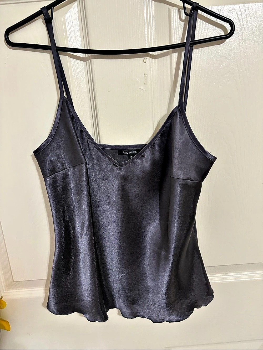 Daisy Fuentes Satin-Look Camisole in Black